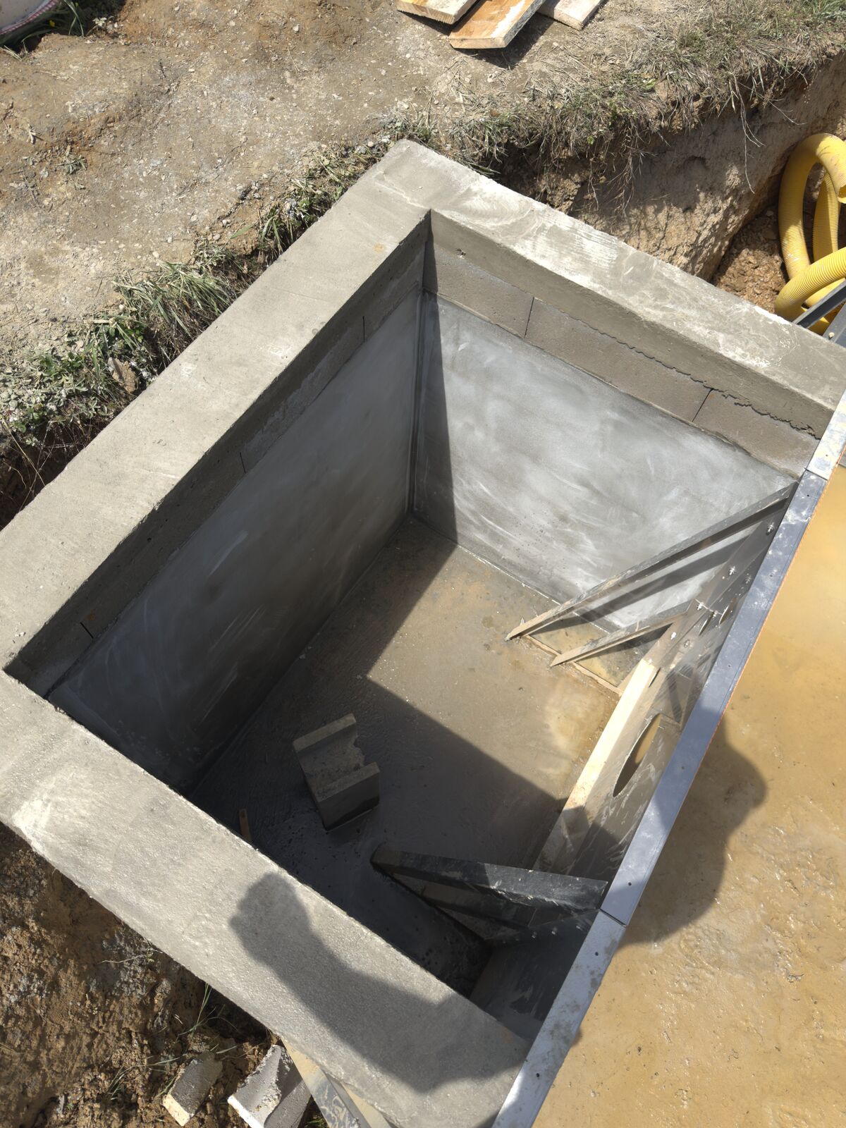 Coffrage et béton banché