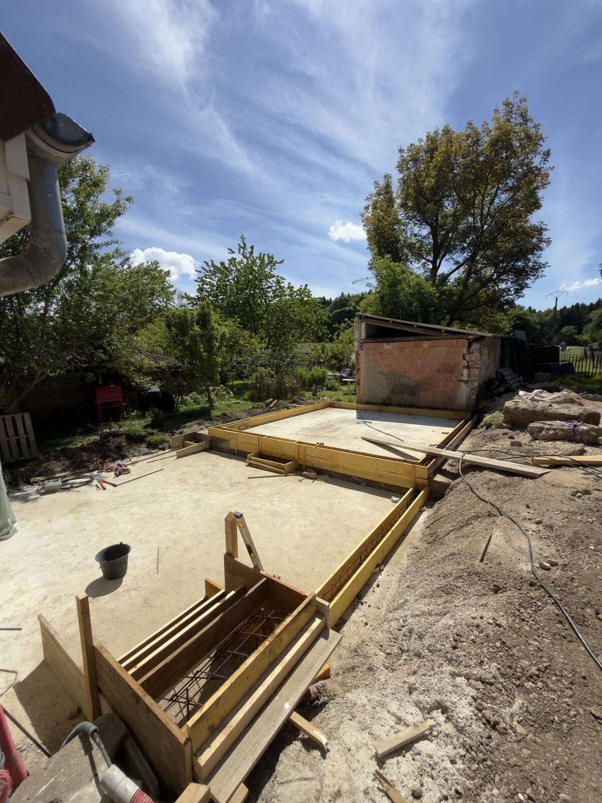 Radier et relevés pour maison ossature bois