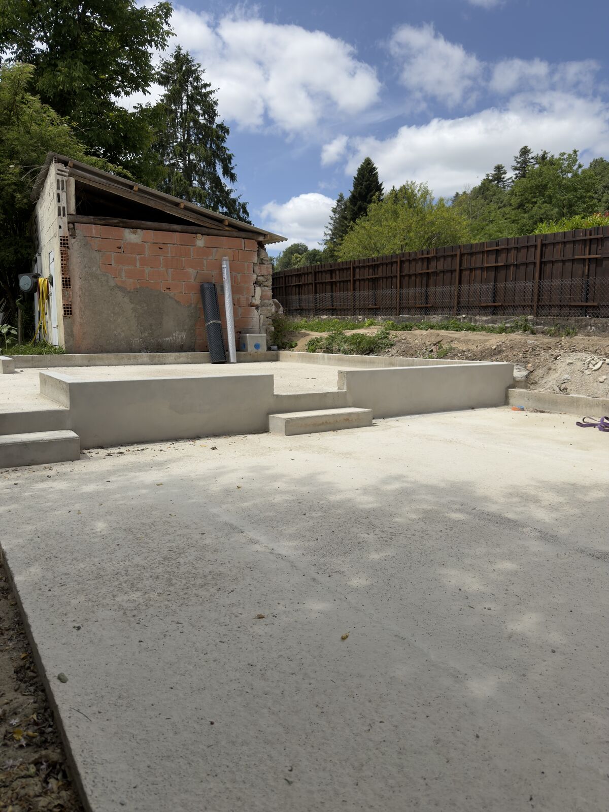 Radier béton pour maison ossature bois à Éclans